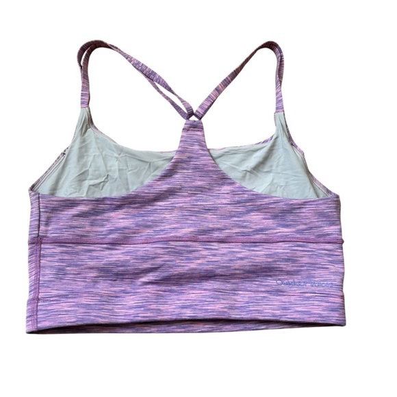 Outdoor Voices Freeform Flow Bralette Pink Purple Heather Women’s Size Medium - Picture 3 of 6